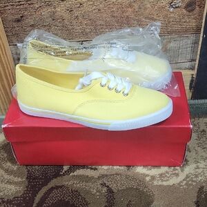 Liz Claiborne Yellow Canvas Sneakers